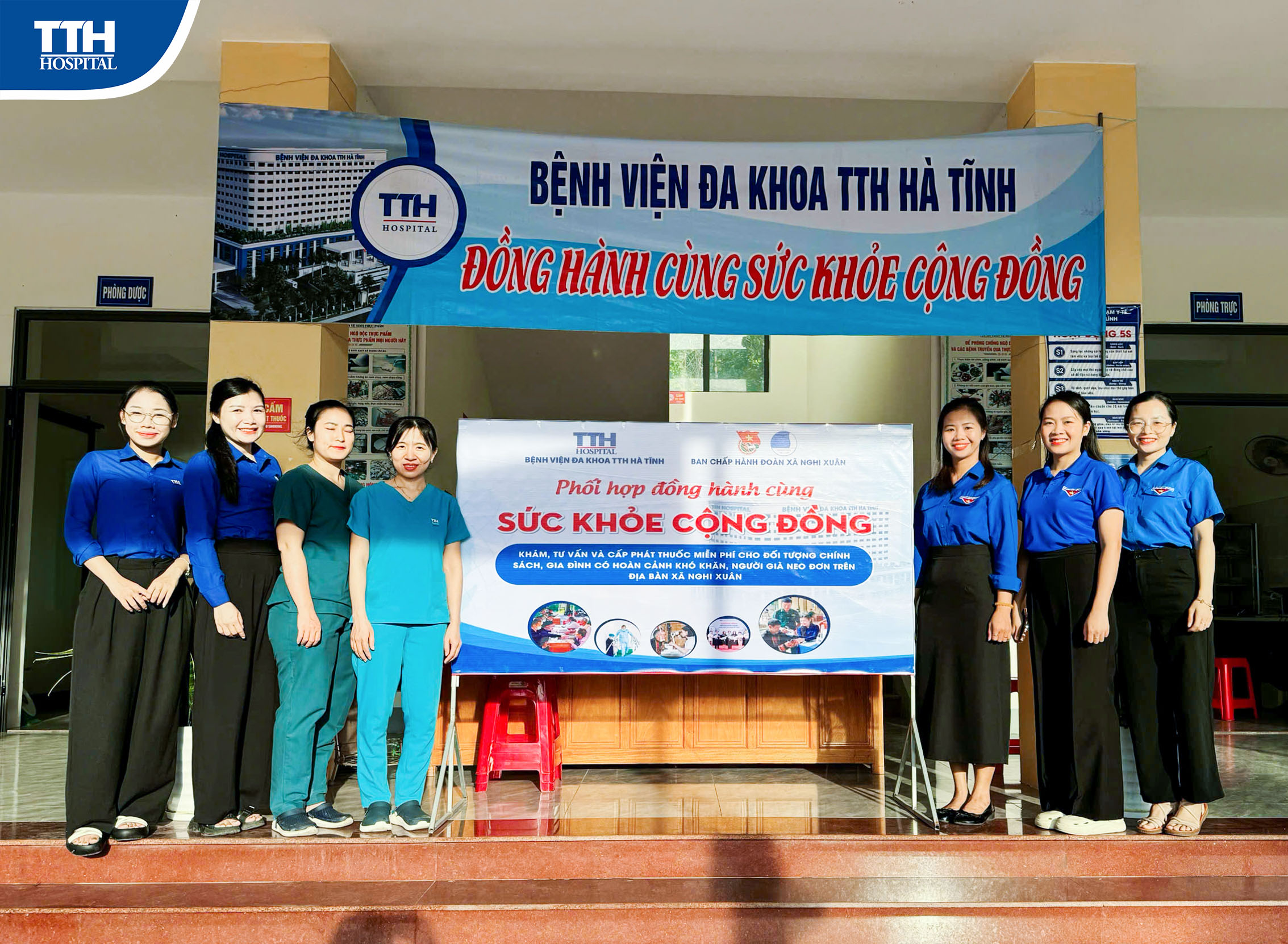 KHÁM VÀ CẤP PHÁT THUỐC MIỄN PHÍ CHO NGƯỜI DÂN TẠI NGHI XUÂN