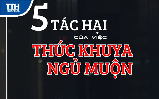 Điểm danh 05 tác hại của việc thức khuya