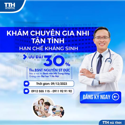 THĂM KHÁM TẬN TÌNH, HẠN CHẾ KHÁNG SINH CÙNG CHUYÊN GIA NHI TRUNG ƯƠNG TẠI TTH HÀ TĨNH