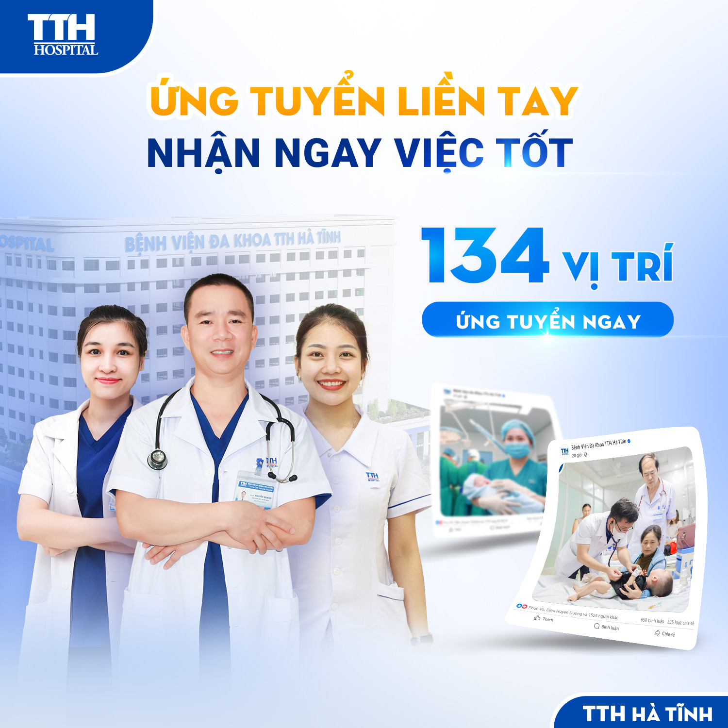 ỨNG TUYỂN NGAY – BẮT ĐẦU HÀNH TRÌNH NGHỀ Y VỮNG CHẮC