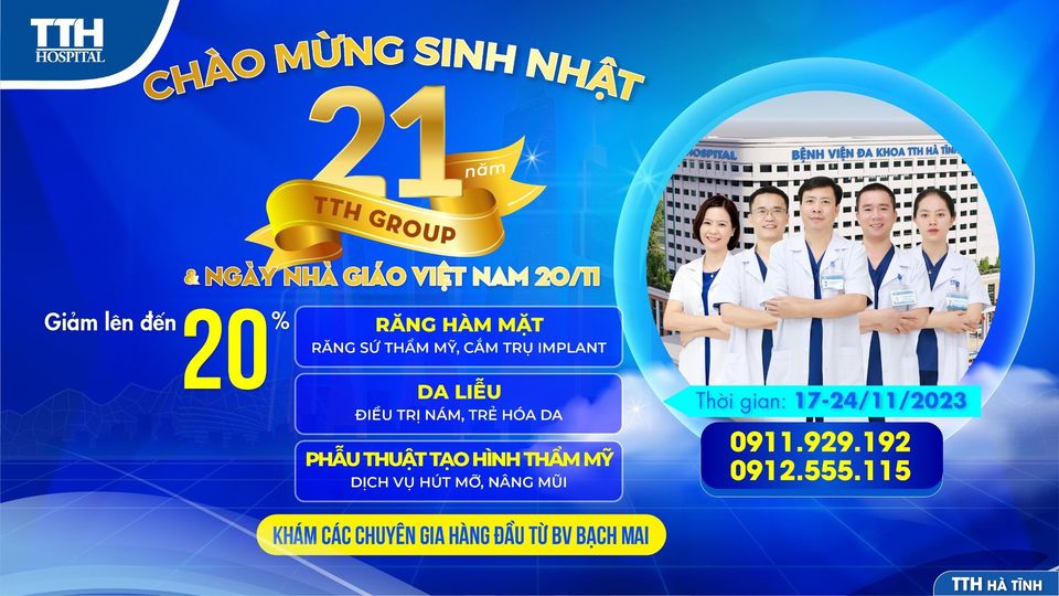 CHÀO MỪNG SINH NHẬT 21 NĂM TTH GROUP VÀ NGÀY NHÀ GIÁO VIỆT NAM 20/11