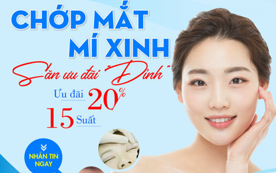 chớp mắt mí xinh săn ưu đãi đỉnh