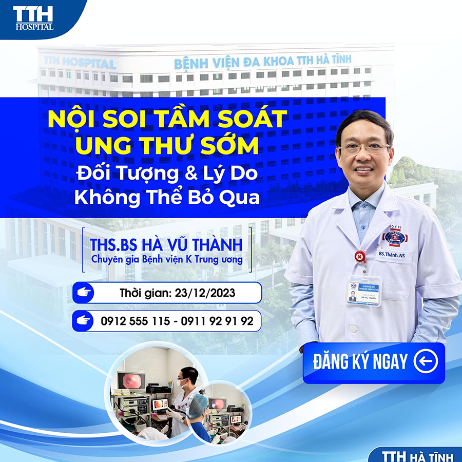 NỘI SOI TẦM SOÁT UNG THƯ SỚM - ĐỐI TƯỢNG VÀ LÝ DO KHÔNG THỂ BỎ QUA