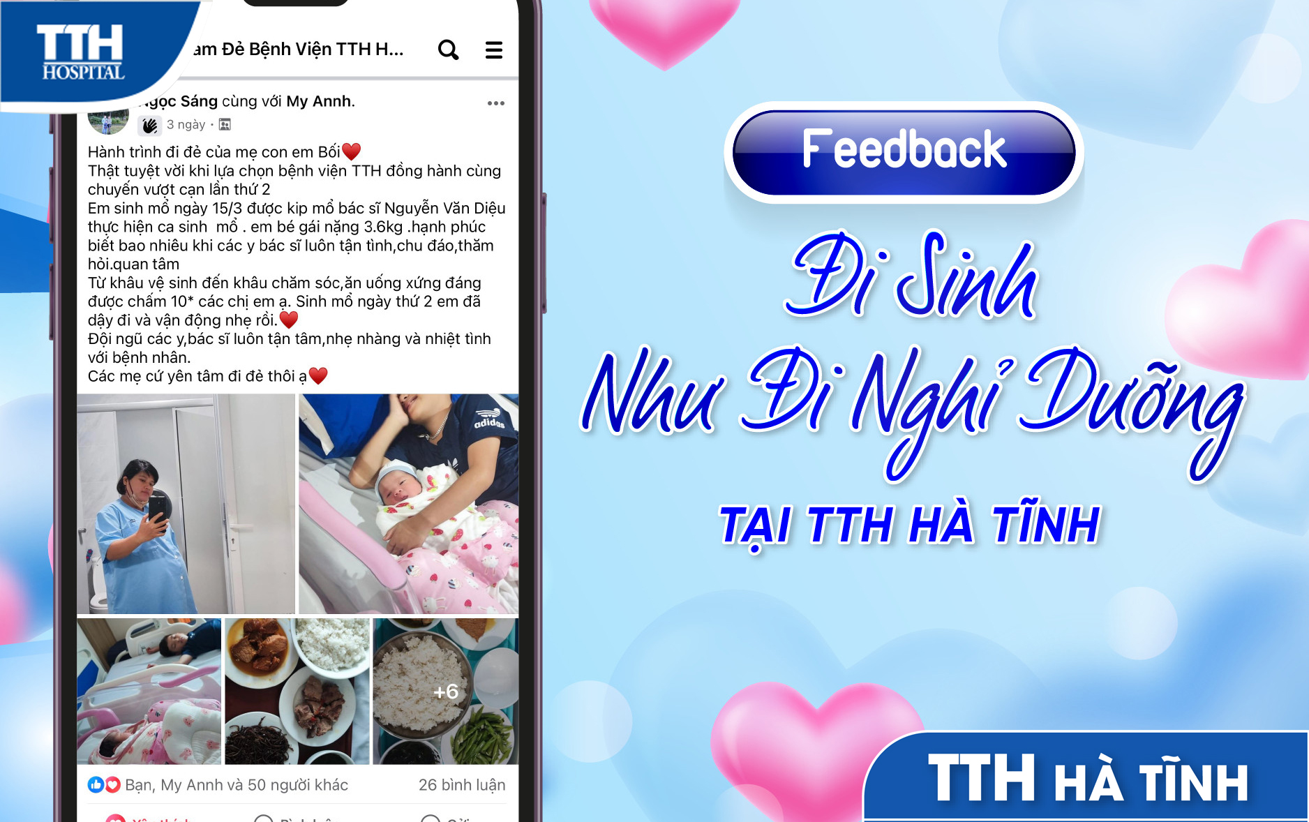 ĐI SINH NHƯ ĐI NGHỈ DƯỠNG TẠI TTH HÀ TĨNH