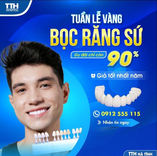 TUẦN LỄ VÀNG BỌC RĂNG SỨ - NỤ CƯỜI ĐẸP RẠNG NGỜI