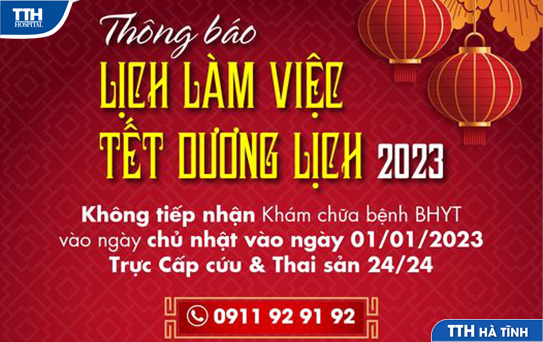 Thông báo lịch nghỉ tết dương lịch 2023