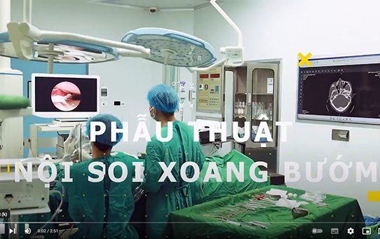 Phẫu thuật nội soi xoang bướmGiải pháp triệt để điều trị bệnh lí ,