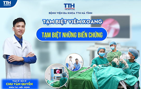 TẠM BIỆT VIÊM XOANG - TẠM BIỆT NHỮNG BIẾN CHỨNG