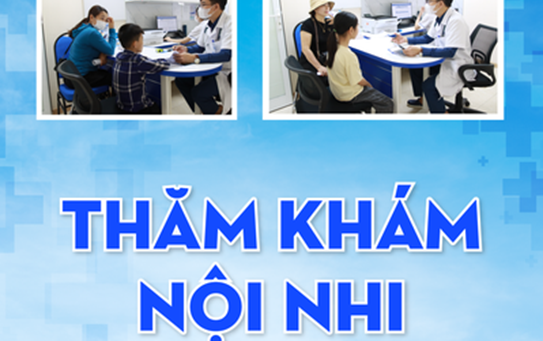 Thăm khám nội nhi chủ động  kiểm soát sức khỏe con yêu