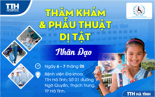 Thăm khám và phẫu thuật dị tật nhân đạo cho trẻ em khuyết tật