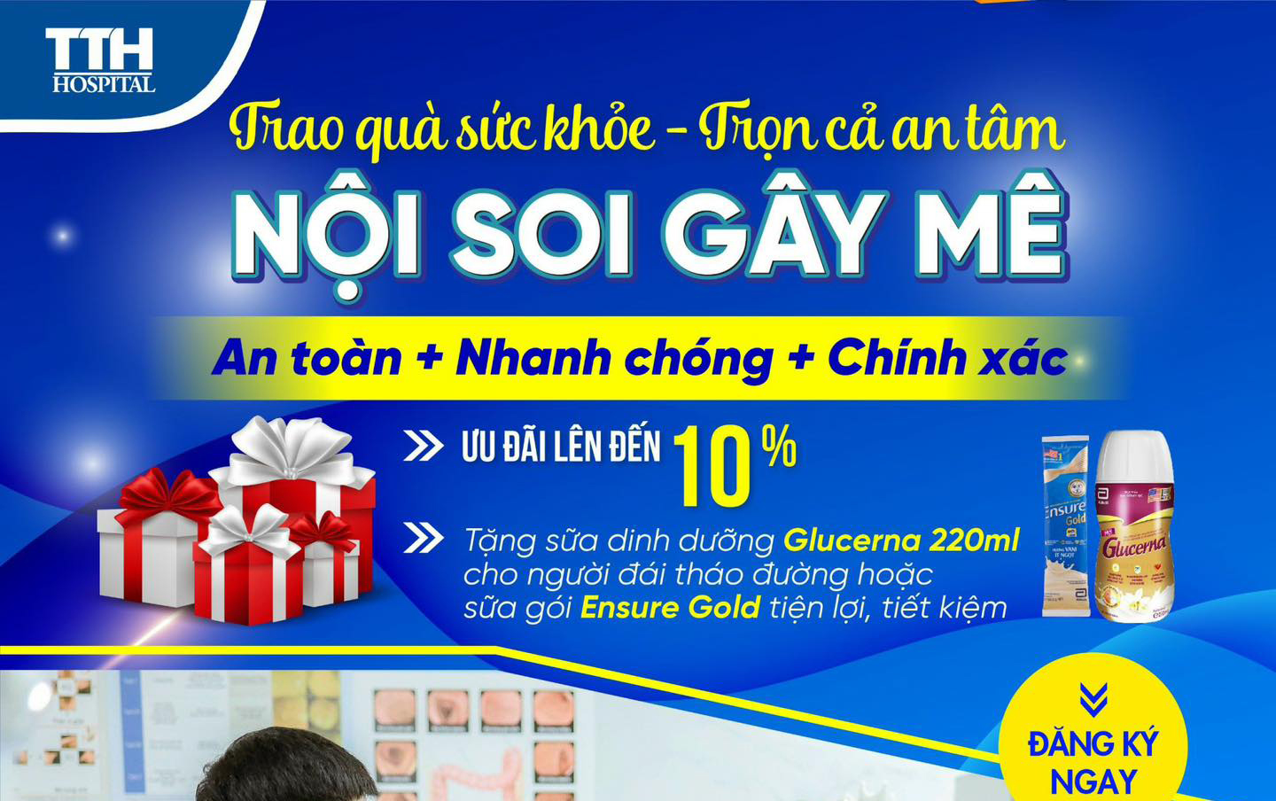 ƯU ĐÃI CHO KHÁCH HÀNG NỘI SOI GÂY MÊ TẠI TTH HÀ TĨNH