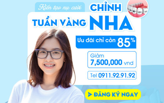 Tuần vàng chỉnh nha- kiến tạo nụ cười