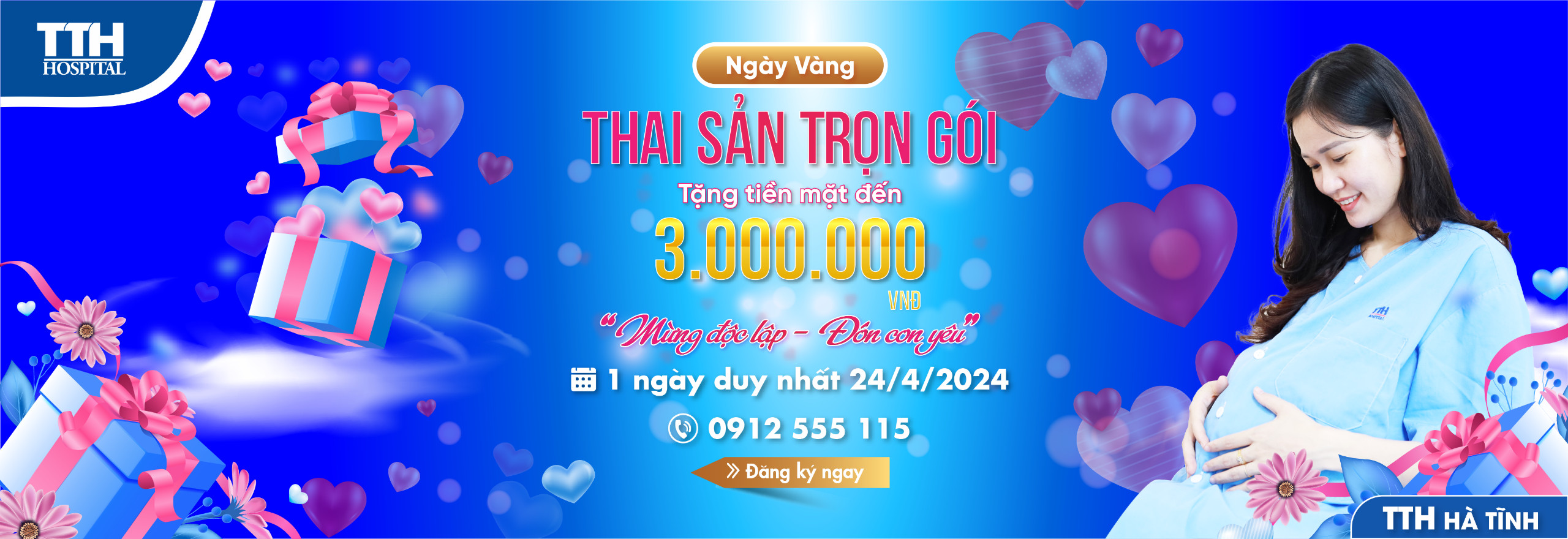 NGÀY VÀNG THAI SẢN TRỌN GÓI - MỪNG ĐỘC LẬP, ĐÓN CON YÊU