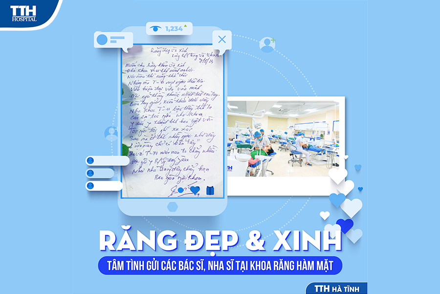 RĂNG ĐẸP VÀ XINH - TÂM TÌNH GỬI CÁC BÁC SĨ, NHA SĨ TẠI KHOA RĂNG HÀM MẶT