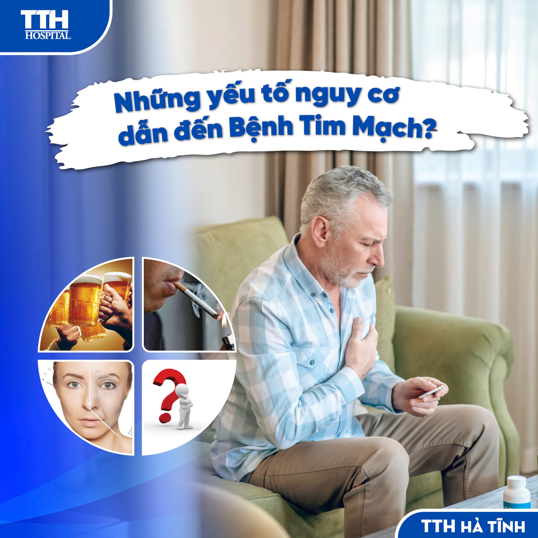 NHỮNG YẾU TỐ NGUY CƠ DẪN ĐẾN BỆNH TIM MẠCH - ĐỪNG CHỦ QUAN VỚI TRÁI TIM CỦA BẠN!