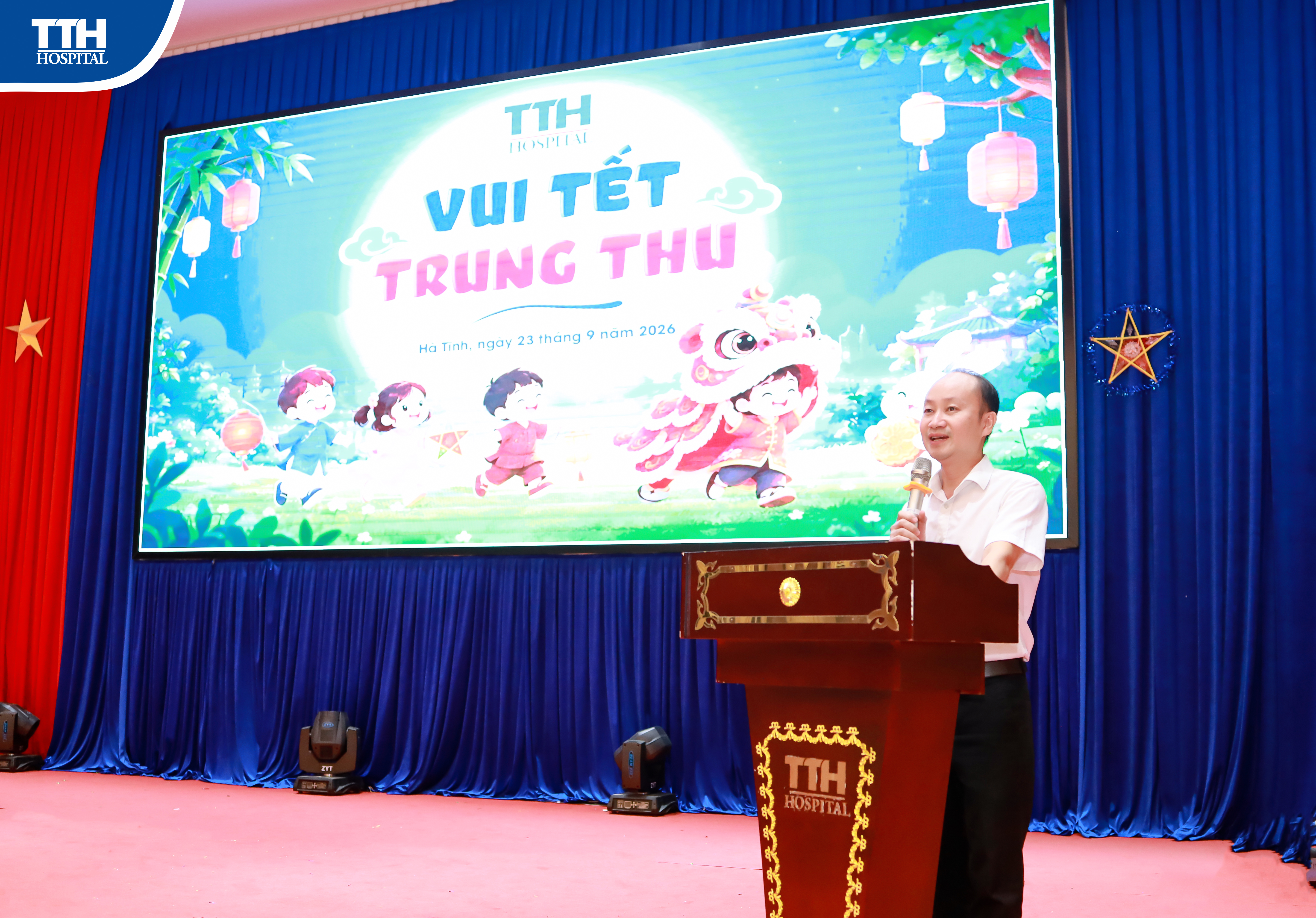 BỆNH VIỆN ĐA KHOA TTH HÀ TĨNH TỔ CHỨC ĐÊM HỘI VUI TẾT TRUNG THU NĂM 2026 ẤM ÁP VÀ Ý NGHĨA