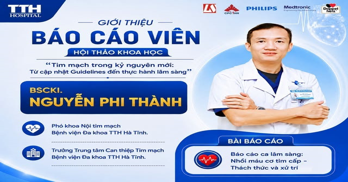 GIỚI THIỆU BÁO CÁO VIÊN HỘI THẢO KHOA HỌC TIM MẠCH 2026