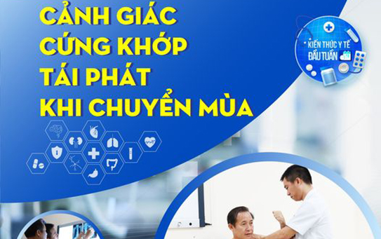 CẢNH GIÁC CỨNG KHỚP TÁI PHÁT KHI CHUYỂN MÙA