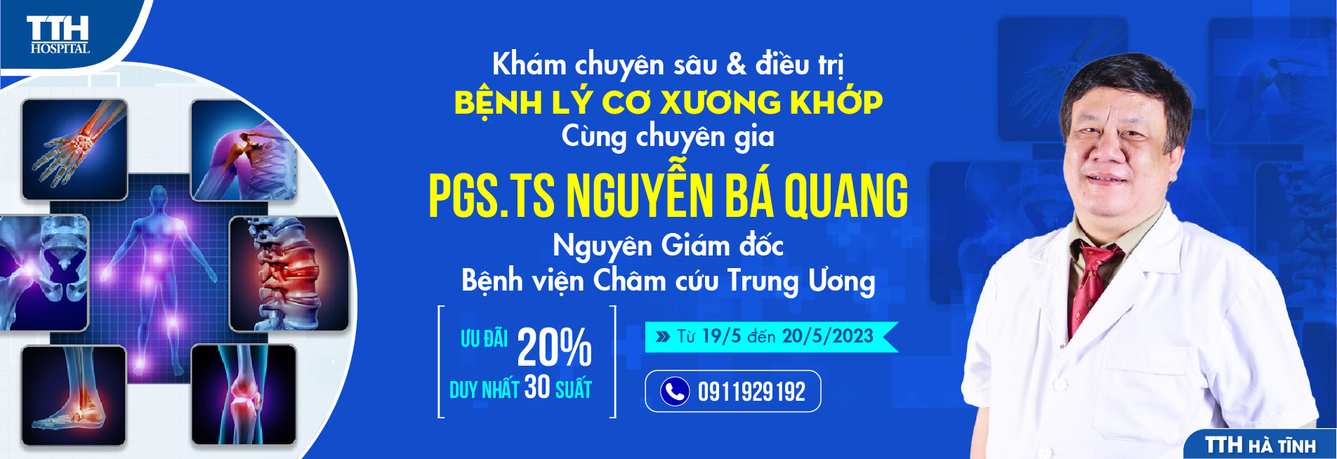 Khám chuyên sâu và điều trị bệnh lý cơ xương khớp