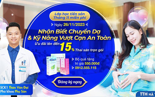 LỚP HỌC TIỀN SẢN THÁNG 11 - NHẬN BIẾT CHUYỂN DẠ & KỸ NĂNG VƯỢT CẠN AN TOÀN