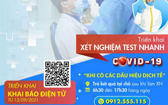 TRIỂN KHAI XÉT NGHIỆM TEST NHANH COVID - 19